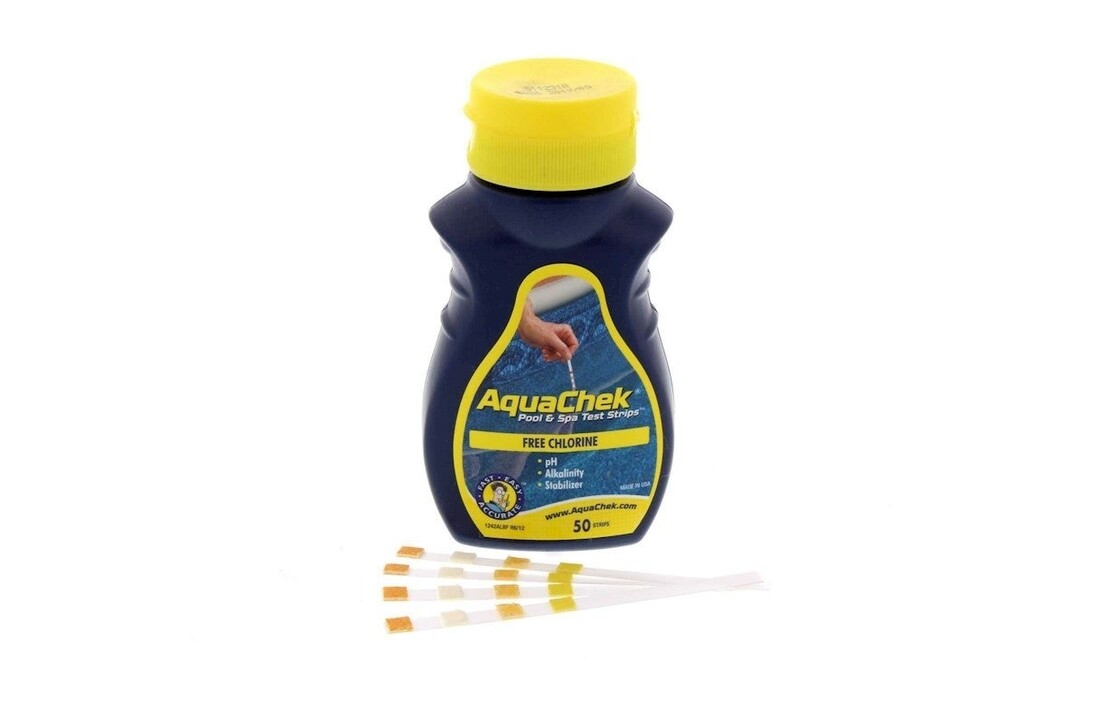 Aquachek Geel 4 in 1 Zwembadwater Testset
