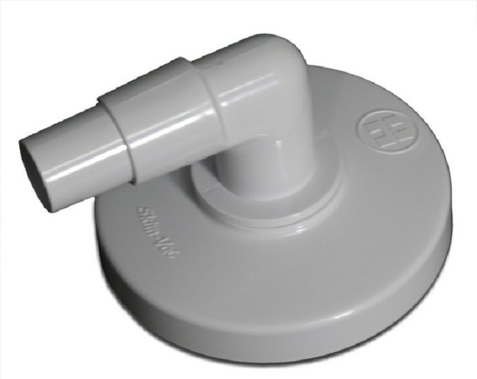 Hayward skim vac  gebogen aansluiting vacuümplaat - 15CM