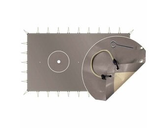 Zwembad Winterzeil PVC 550gr/m2 Skin Cold A-vormen