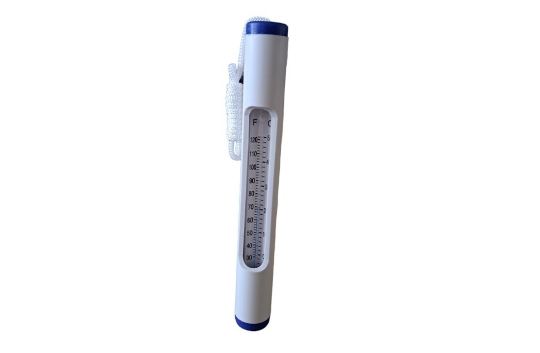 Poolstyle Thermometer Wit