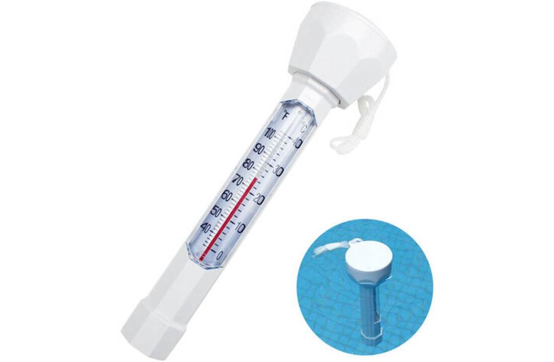 Drijvende Thermometer Wit Of Blauw