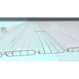 Aquadeck Zwembad Lamellen Polycarbonaat Kleur Solar