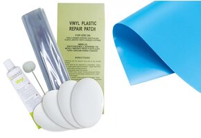 Zwembad Plakset met Blauwe Folie