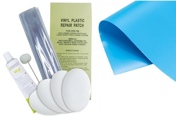 Zwembad Plakset met Blauwe Folie