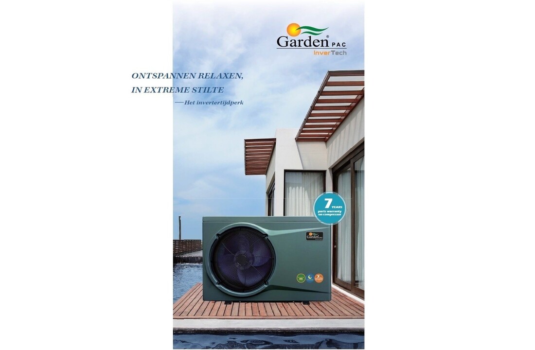 Garden Pac R32  Inverter  8,4kW 220v 20-40m3 Zwembad Warmtepomp