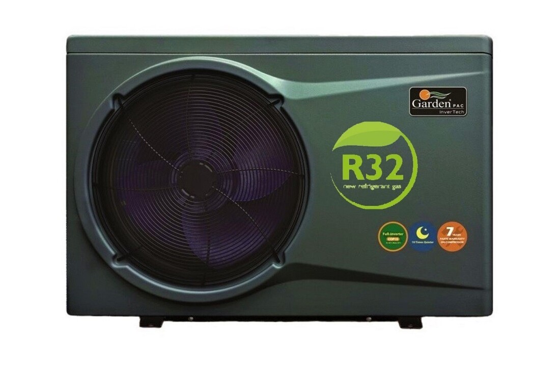 Garden Pac Inverter R32 12.8kW 220v 30-55m3  Zwembad Warmtepomp