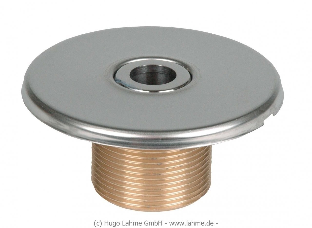 Allfit Bronzen inlaatfitting inclusief ø18mm nozzle 1½”