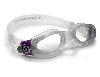 Aqua Sphere Kaiman Lady Zwembril / Duikbril – Clear Lens Sparkle Purple