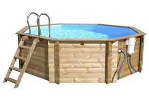 Tropic Houten Zwembad Octo 4.14 x 1.20 Meter