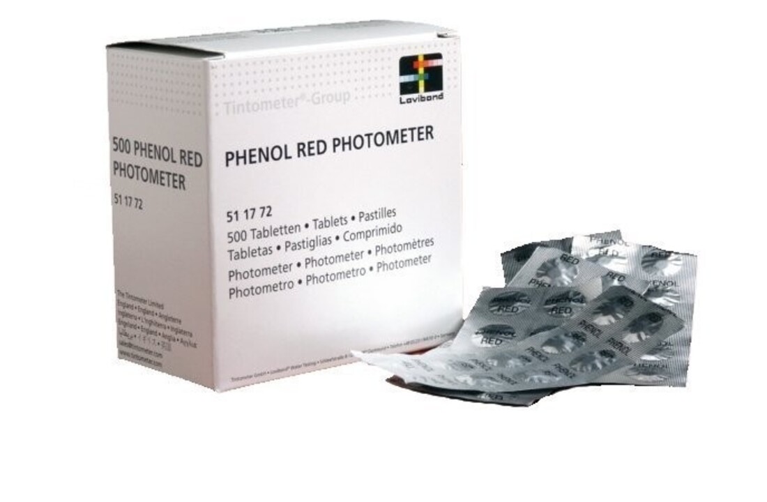 Lovibond pH navulling - Phenol Red - 250 Stuks
