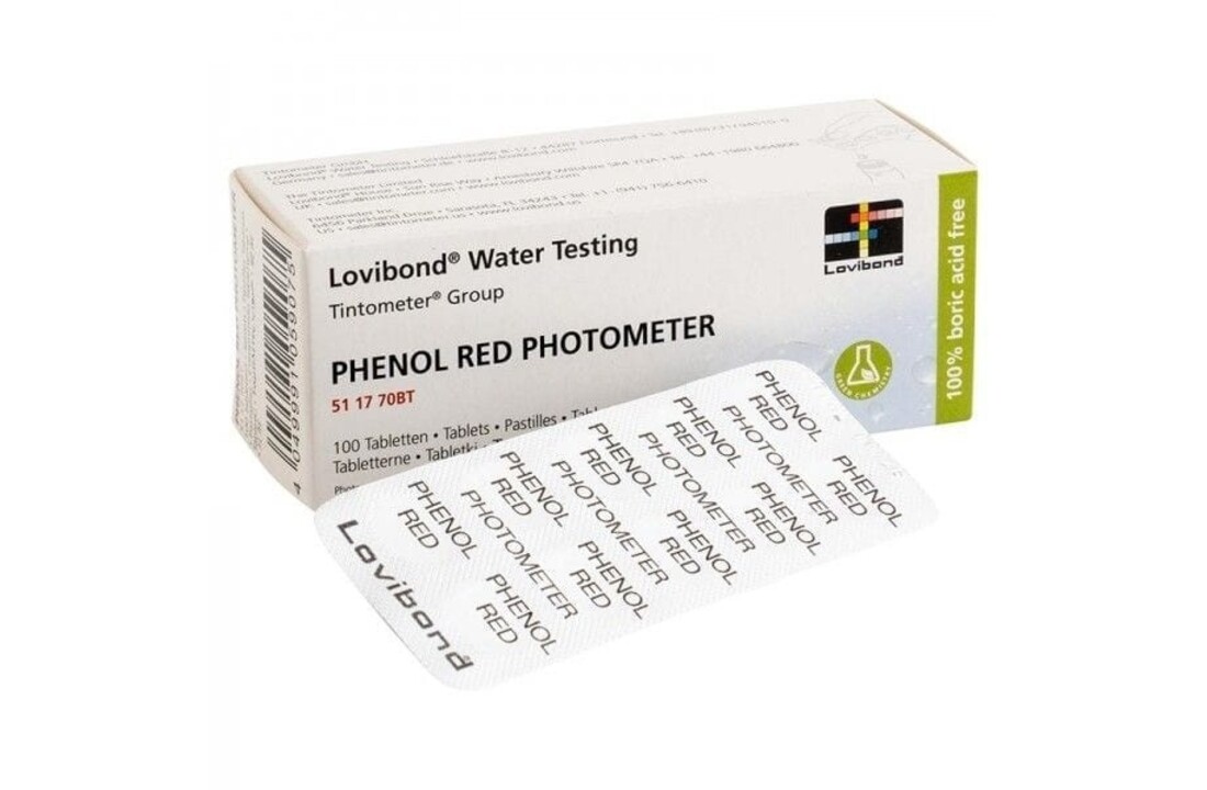 Lovibond pH navulling - Phenol Red - 250 Stuks