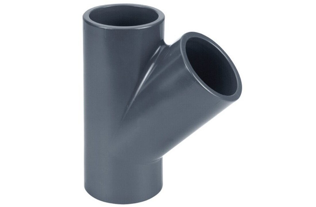 VDL PVC T-stuk 45° PN 16 diverse maten