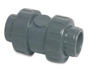 Profec PVC terugslagklep veerblast diverse maten PN 16