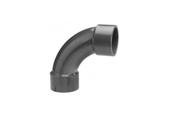 VDL PVC spuitgegoten bocht diverse maten 90° PN 16