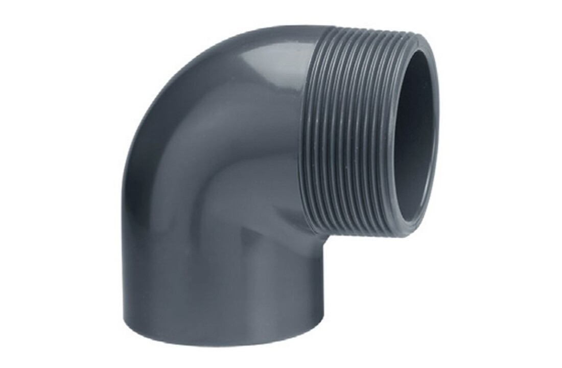 VDL PVC Knie 90° Buitendraad diverse maten