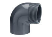 VDL PVC Knie 90° Buitendraad diverse maten