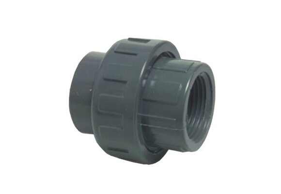 PVC 3/3 Koppeling Binnendraad 40 mm x 1¼"