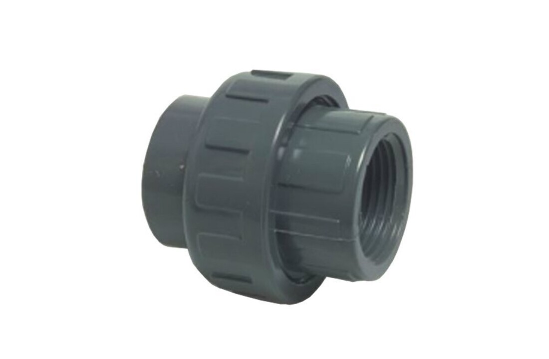 PVC 3/3 Koppeling Binnendraad 50 mm x 1½"
