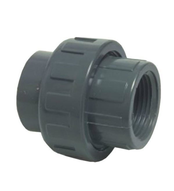PVC 3/3 Koppeling Binnendraad 50 mm x 1½"