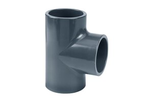 PVC T-stuk Druk 90° 63 mm