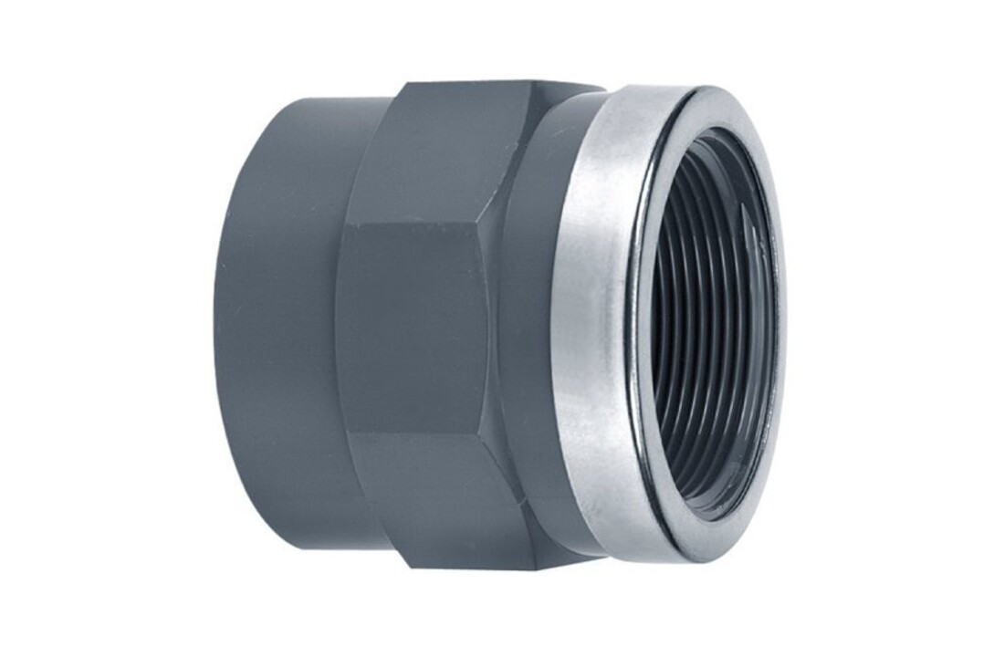 VDL PVC Draadsok met RVS ring diverse maten PN16