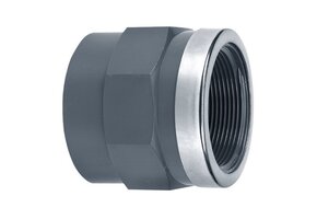 VDL PVC Draadsok met RVS ring diverse maten PN16