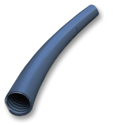 PVC Spiraalslang grijs 50mm 5 bar