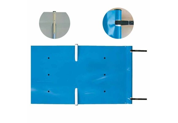 Easy Light Veiligheids Zwembad Afdekking Blauw/Ivoor