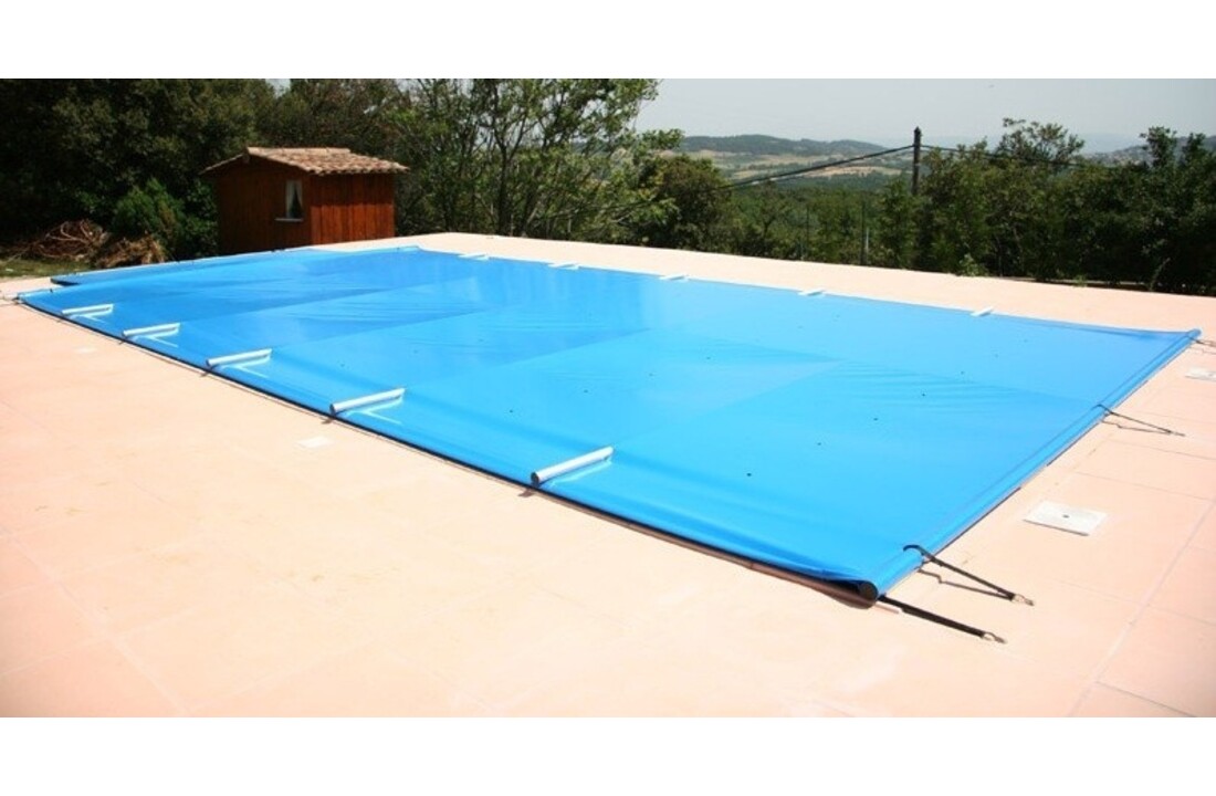 Easy Light Veiligheids Zwembad Afdekking Blauw/Ivoor