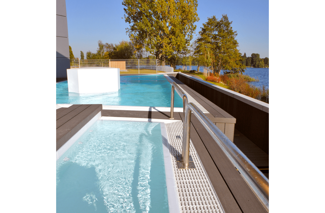 Elbe Sbg 150 Gewapende Zwembadfolie Wit