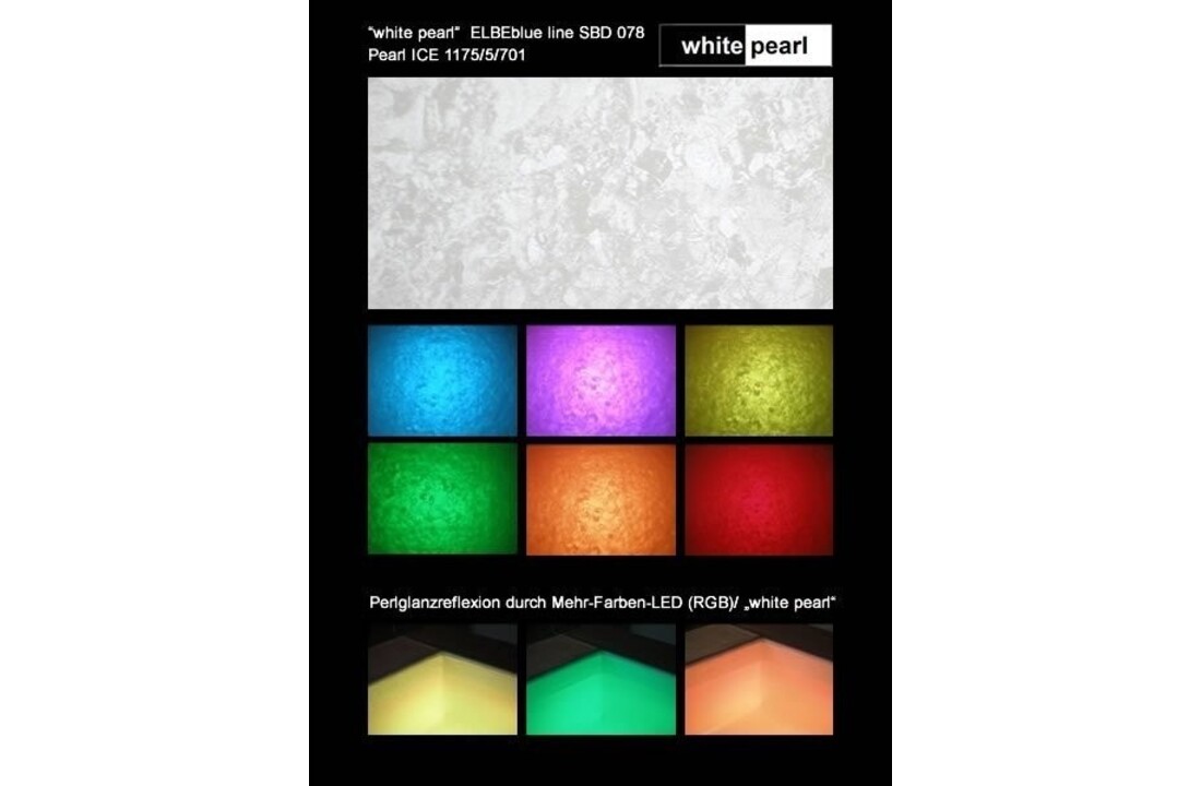Elbe  White Pearl Zwembadfolie Sbgd 160 Supra