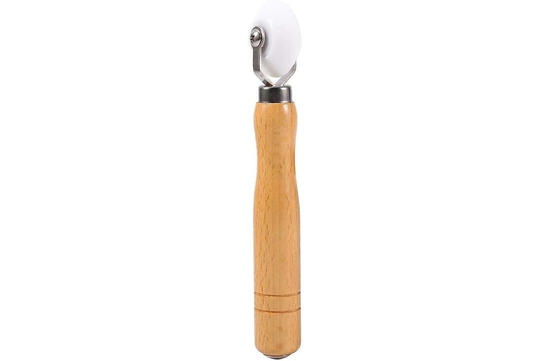 Aandrukrol wit smal 5 x 30 mm