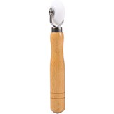Aandrukrol wit smal 5 x 30 mm