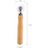 Aandrukrol wit smal 5 x 30 mm