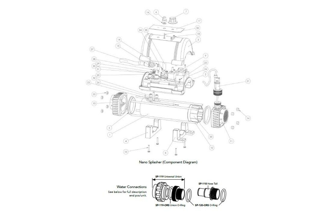 Zwembadverwarmer Elecro Nano Pro 3 kW eenfasig 230 V