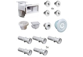 Set Inbouwdelen Hayward Voor Folie Zwembaden Tot 3x5 meter