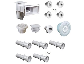 Set Inbouwdelen Hayward Voor Folie Zwembaden Tot 3x5 meter