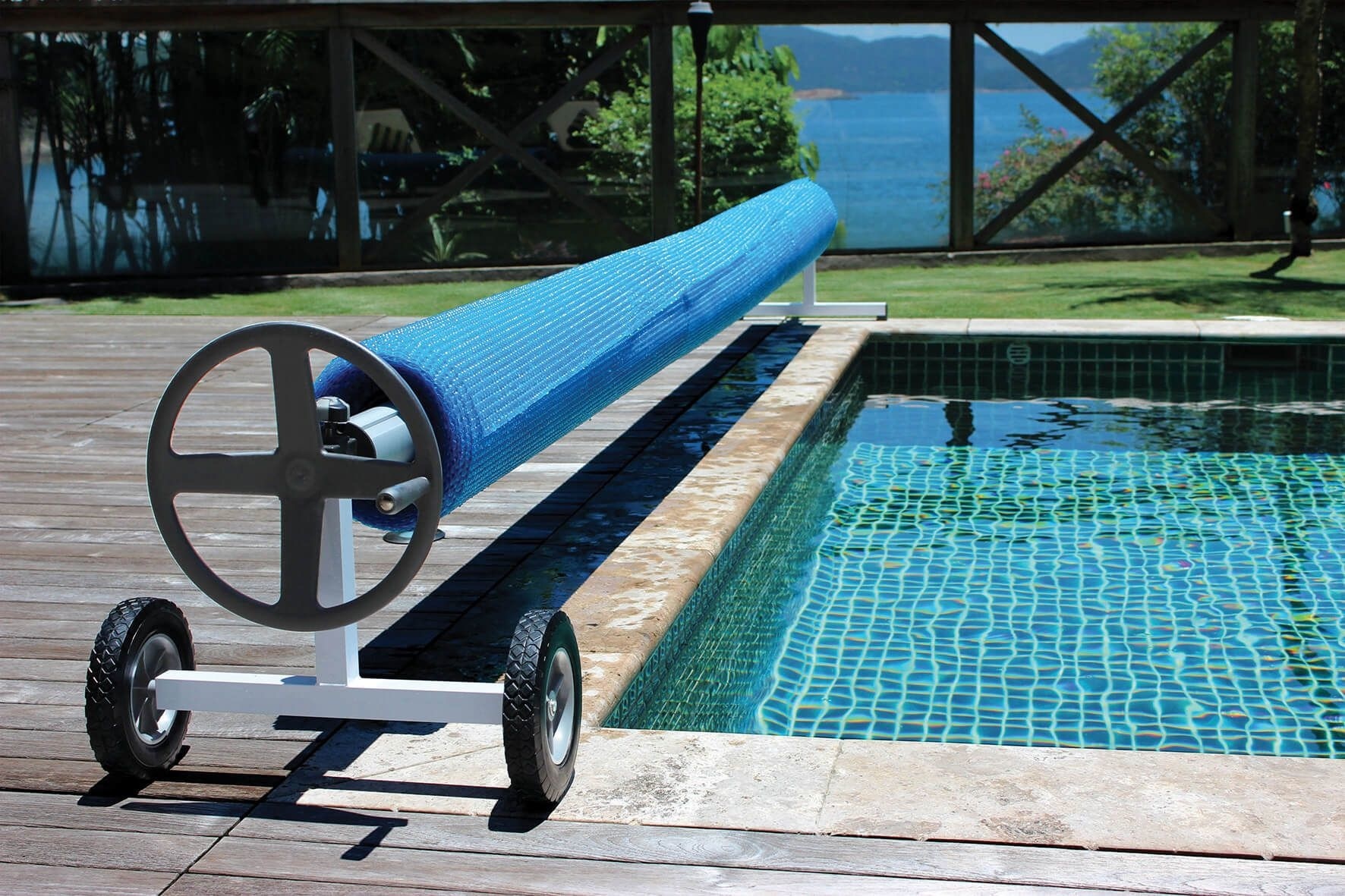Oprolsysteem KALU | Max. badmaten 5 x 10 meter