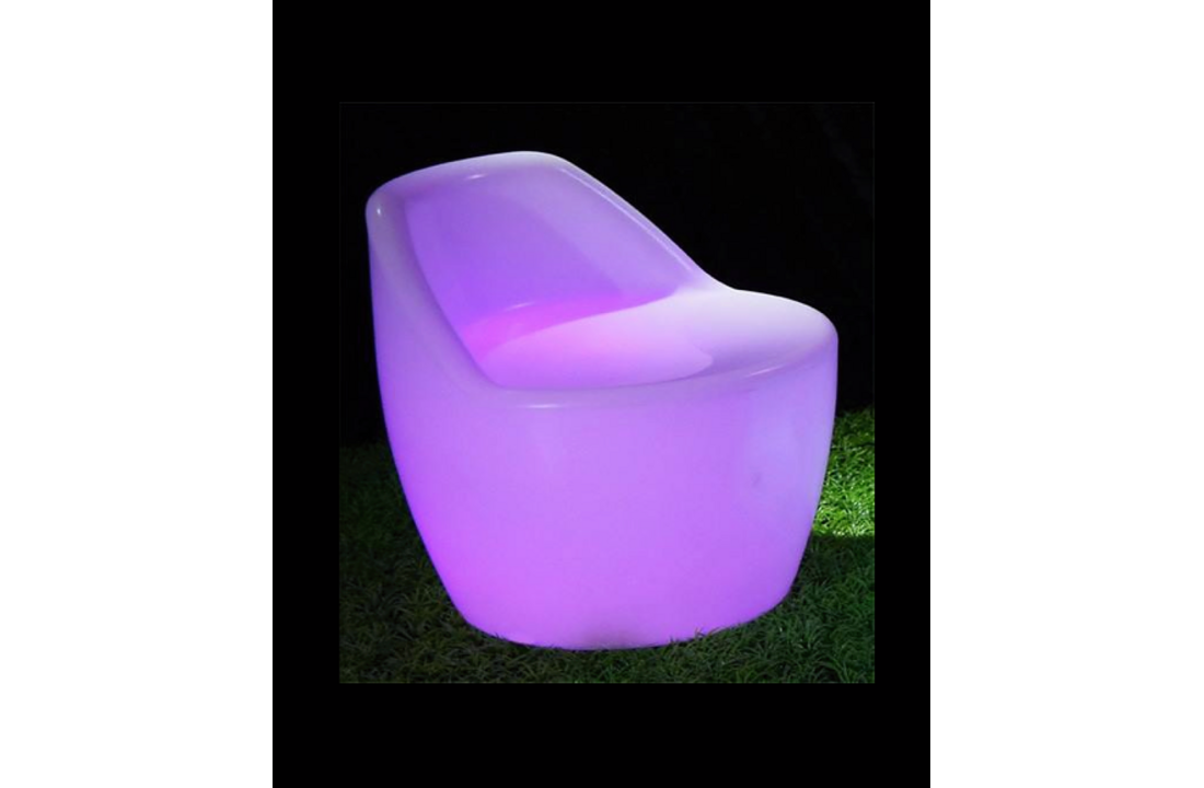 Lichtgevende RGB LED Stoel met Zithoogte 55cm