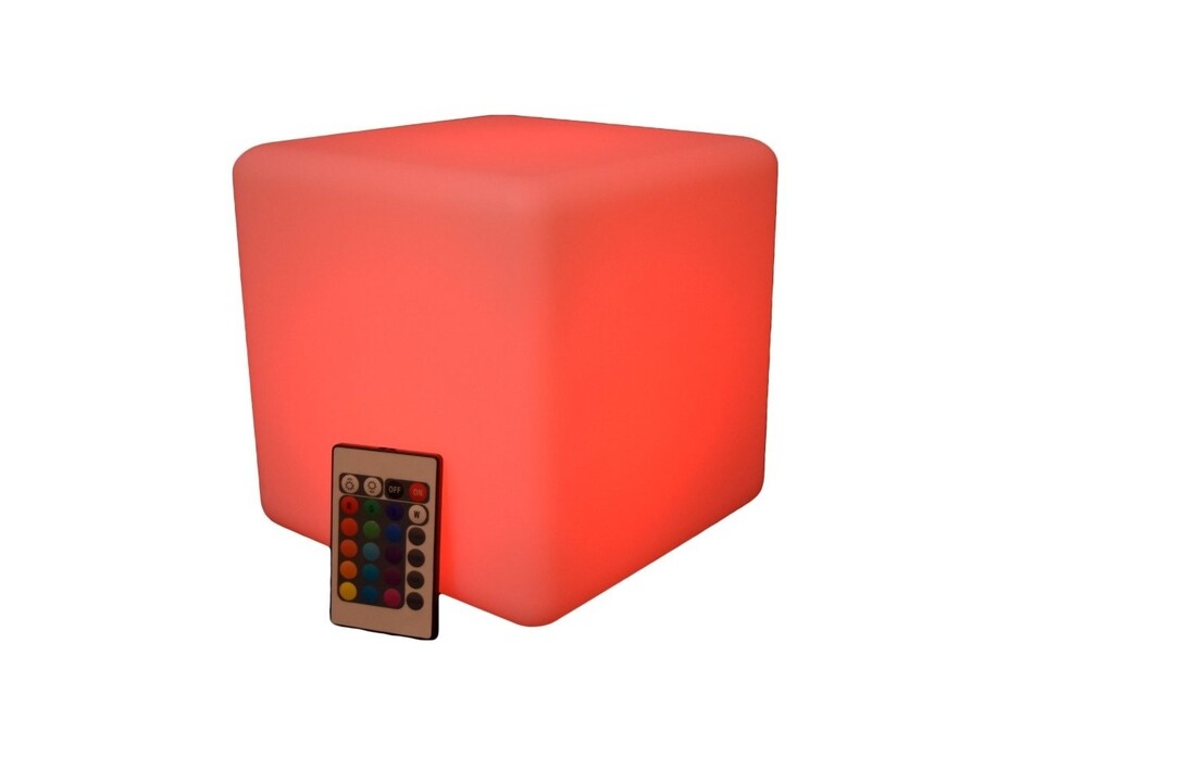Lichtgevende Kubustafel - RGB LED