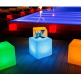 Lichtgevende Kubustafel - RGB LED