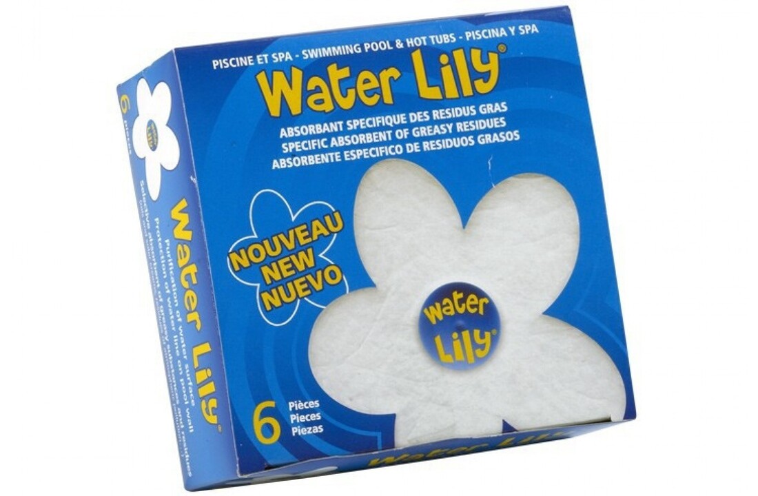 Water Lily Spons Doos met 6 Stuks