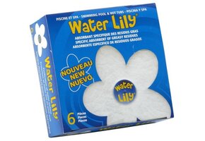 Water Lily Spons Doos met 6 Stuks