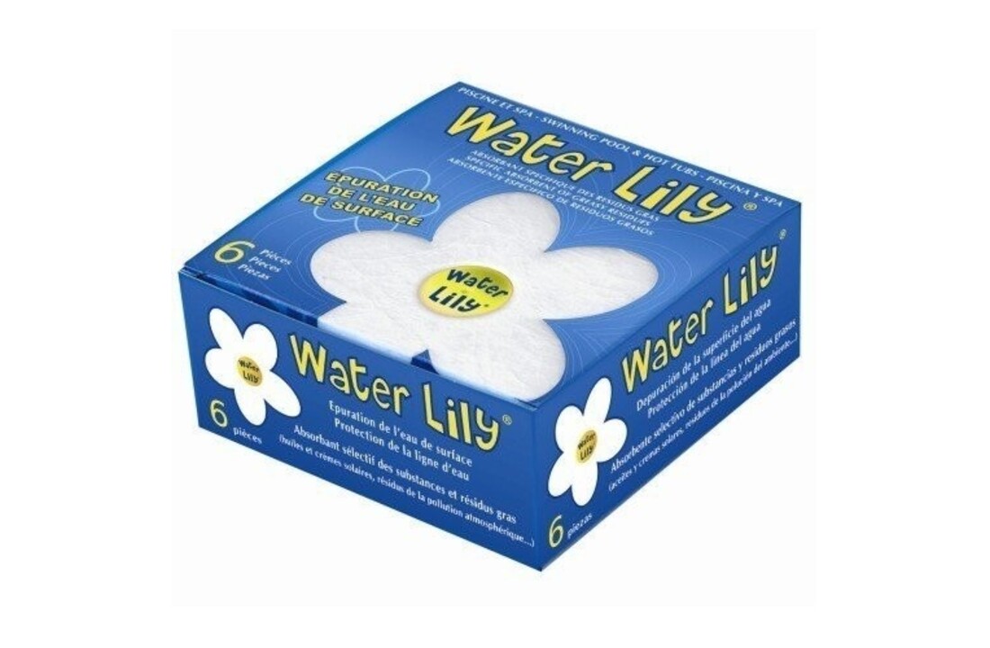 Water Lily Spons Doos met 6 Stuks