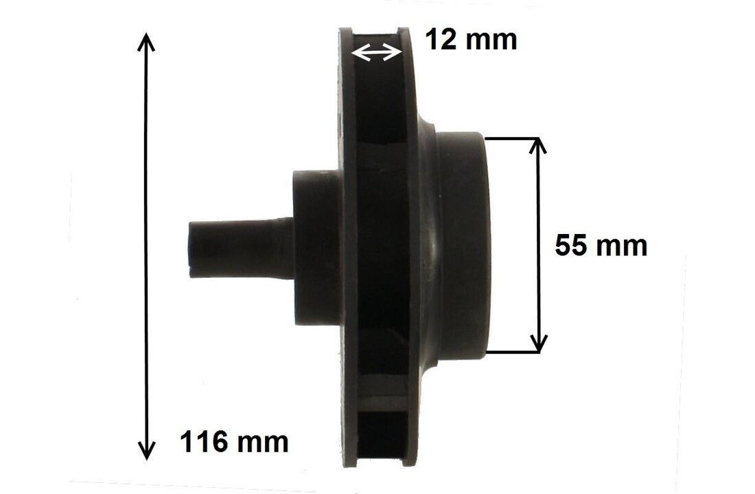 LX Impeller voor Circulatiepompen LP300 en WP300