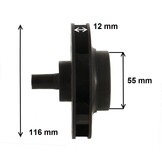 LX Impeller voor Circulatiepompen LP300 en WP300