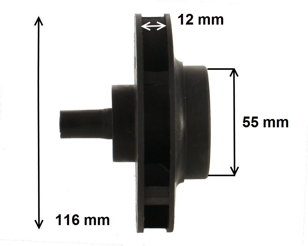 LX Impeller voor Circulatiepompen LP300 en WP300