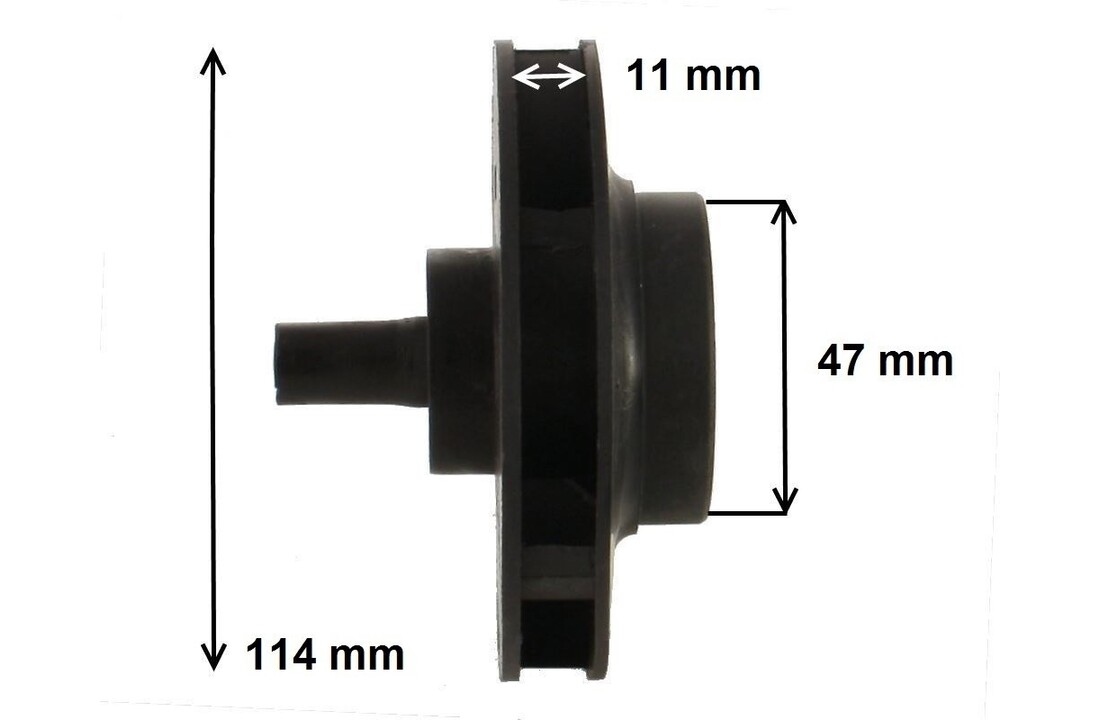 LX Impeller voor Circulatiepompen TDA50 en JA50