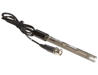 pH electrode 120 x12 mm met 1 meter aansluitkabel BNC