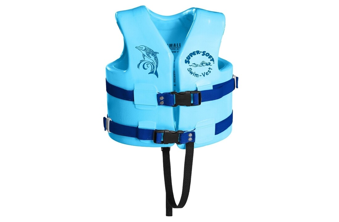 Super Soft Zwemvest kleur blauw Maat 3/5 jaar 14/18 kg.